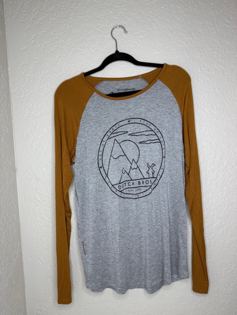 Dutch Bros “get up early stay up late change the world“ long sleeve